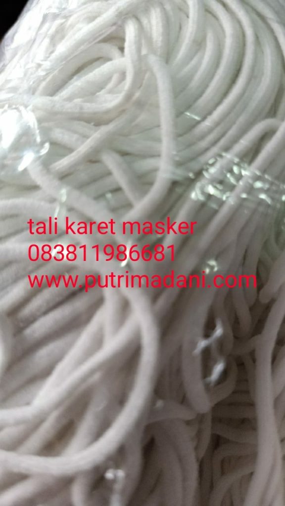 tali karet masker