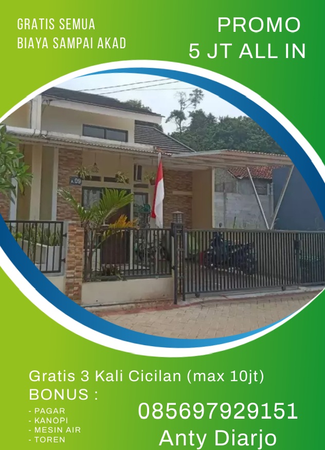 PROMO Dijual rumah di parung bogor