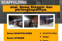 Jual dan Sewa Scaffolding Berkualitas