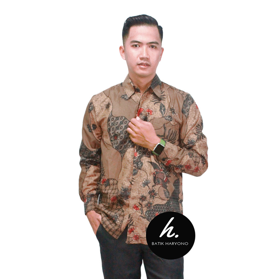 Baju Kemeja Batik Pria Lengan Panjang Mewah Terbaru Buat Kondangan