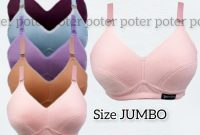 Bra sport BH wanita dewasa jumbo big size cup besar 44 46 polos motif Size 44