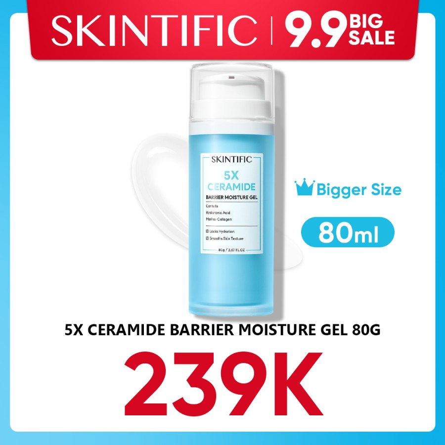 Jual SKINTIFIC 5X Ceramide Barrier Repair Moisture Gel 80G BPOM