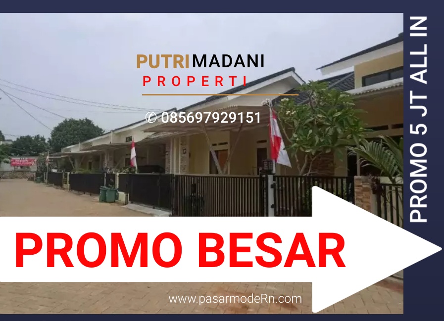 Dijual rumah di parung bogor dekat ke ciputat dan jakarta PROMO5 juta all in