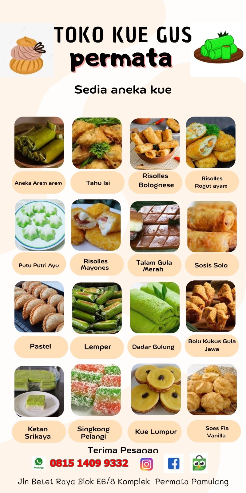 Jual Aneka Kue Snack Box untuk Seminar di Tangerang Selatan