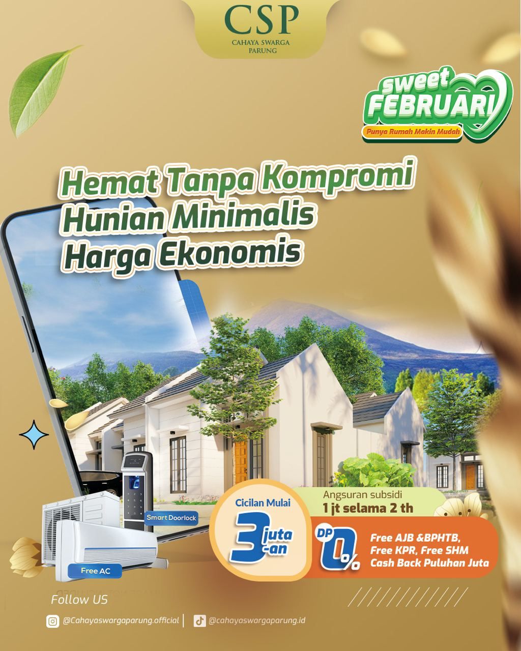 Promo Awal Tahun Perumahan di Parung Bogor