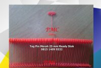 Tag Pin Merah 25MM di Sidoarjo