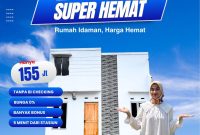 Rumah Tanpa Bi Checking Mepet stasiun Kereta