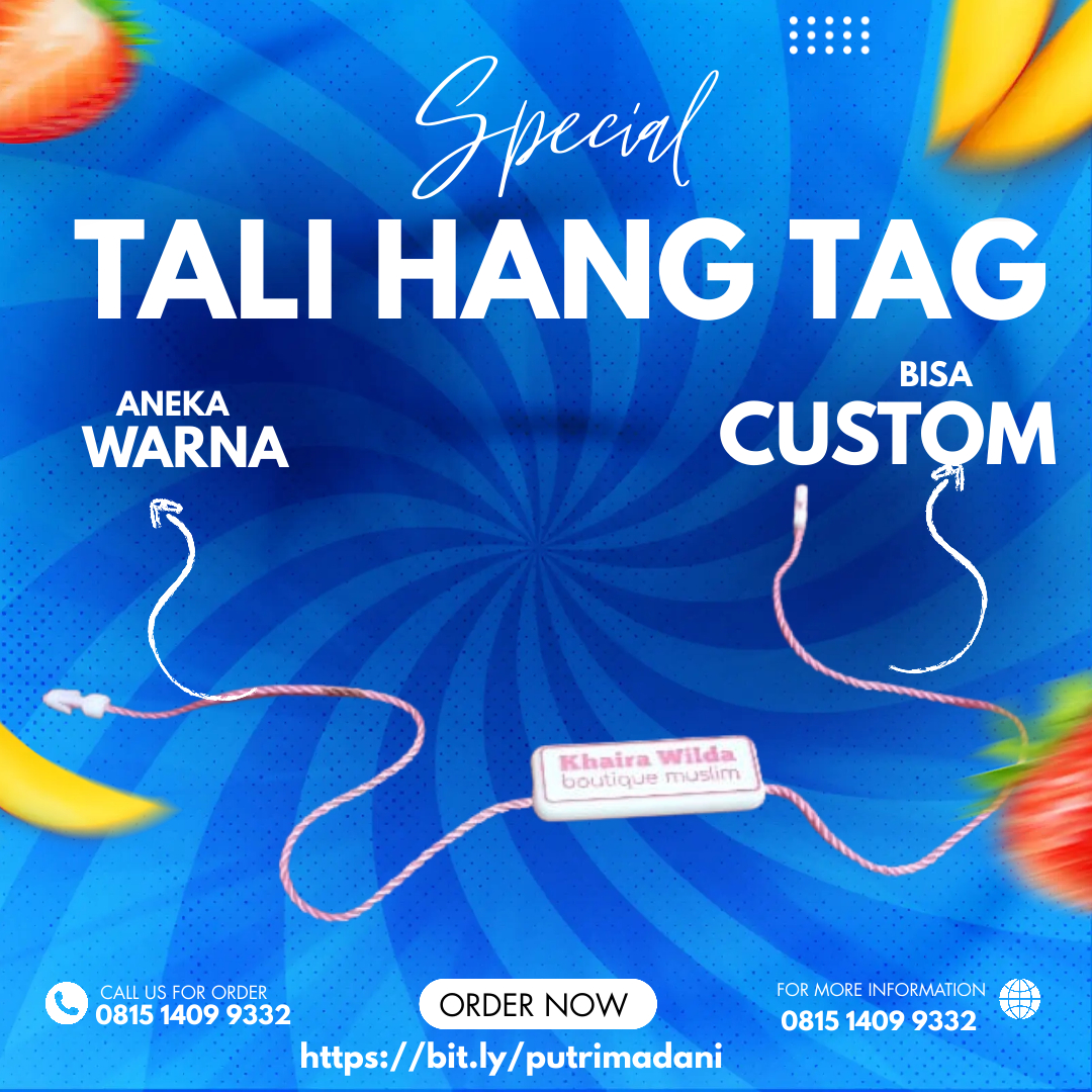 Tali Hang Tag Logo Butik