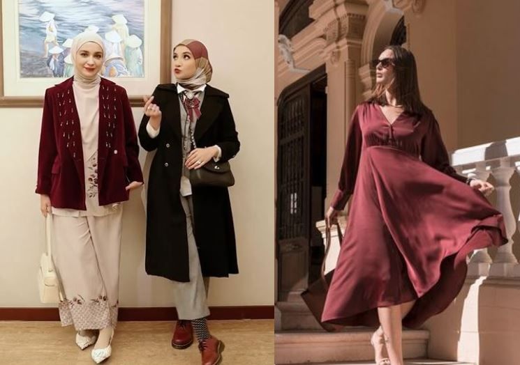 Attachment for 5 Warna yang Cocok Mix and Match dengan Burgundy, Diprediksi Jadi Tren Fesyen Lebaran 2025